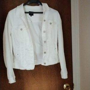 Liverpool white denim jacket